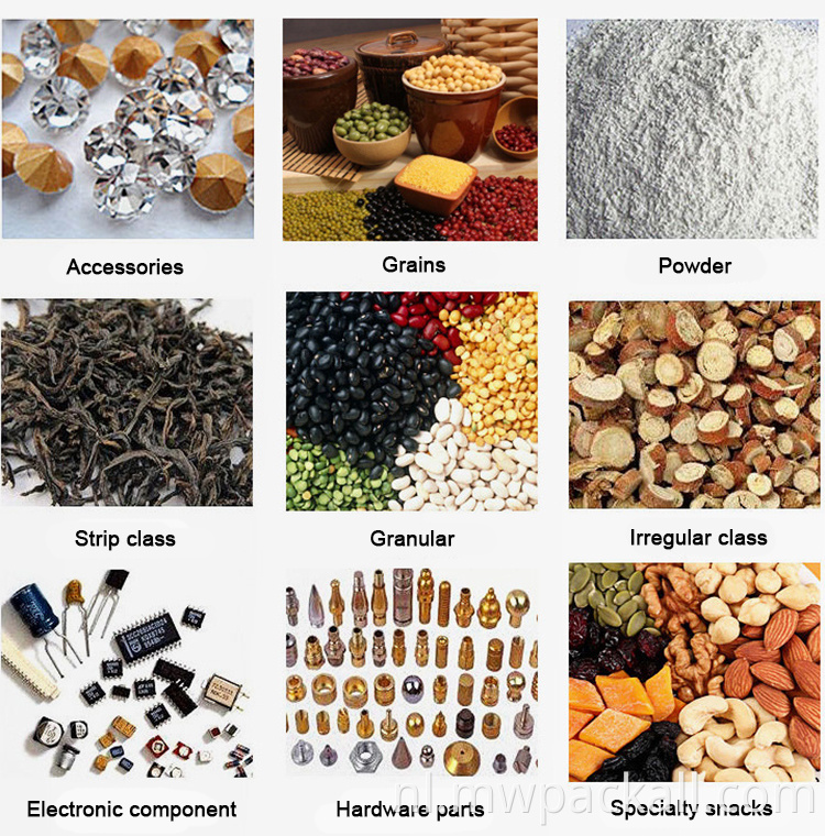 Automatische fleszak Poedervuller Deeltje Thee Suikerzaden Korrels Poederweegvulmachine